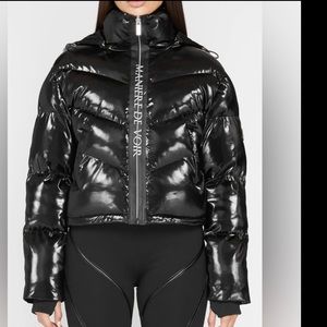 Wore only once … too big so selling 
High shine Puffer size 10 ( us )